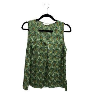 LUSH Women Green Floral Blouse SMALL